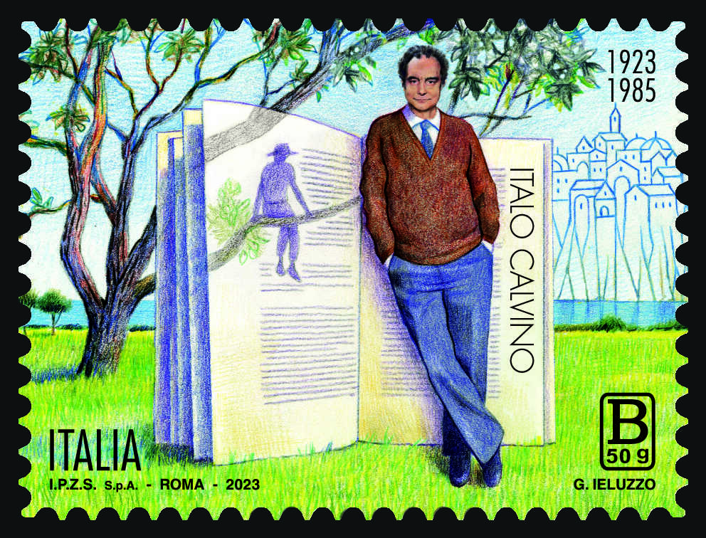 Italo Calvino_PROVINO Italo Calvino francobollo