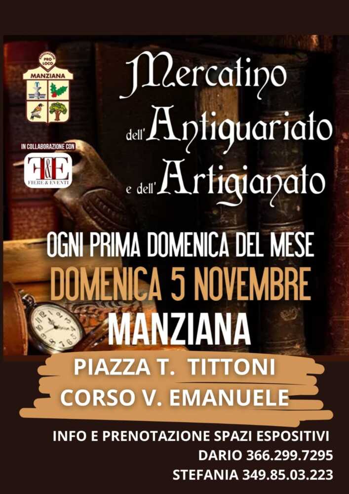 Manziana antiquariato