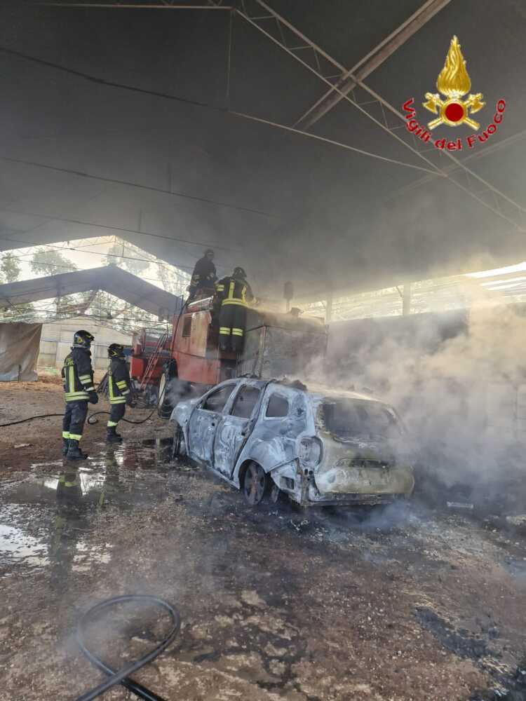 Vigili del Fuoco civitavecchia autorimessa