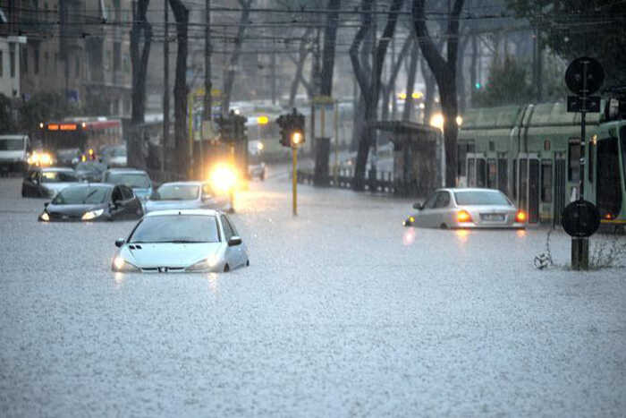 nubifragio a Roma