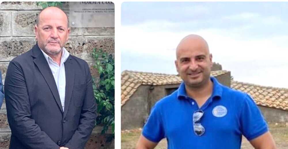 da sinistra Perinu e Giarrusso