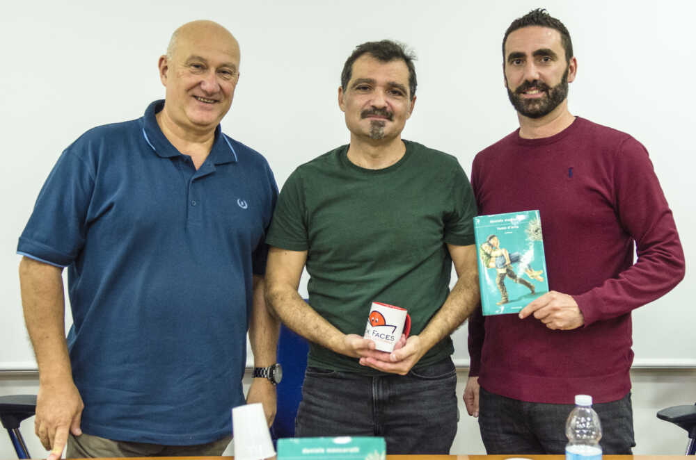 mencarelli scrittore mencarelli con salomone e caruana