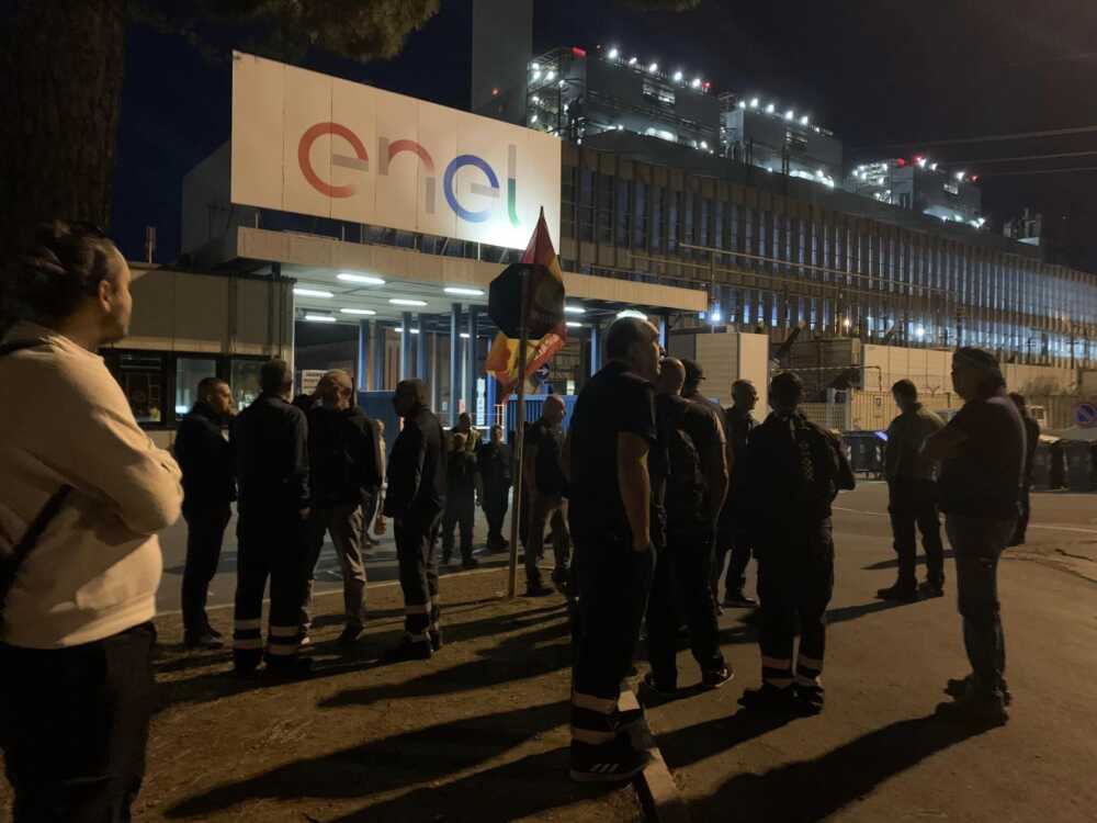 presidio lavoratori torre nord centrale enel civitavecchia 1