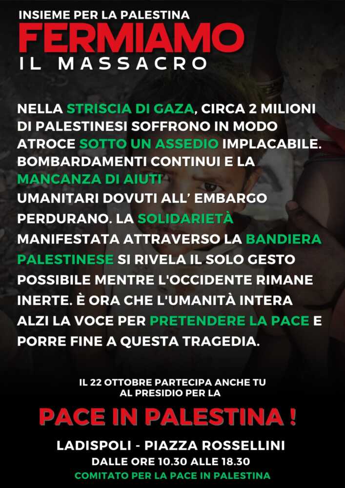 presidio palestina ladispoli presidio palestina ladispoli