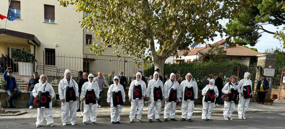protesta comune santa marinella tidei