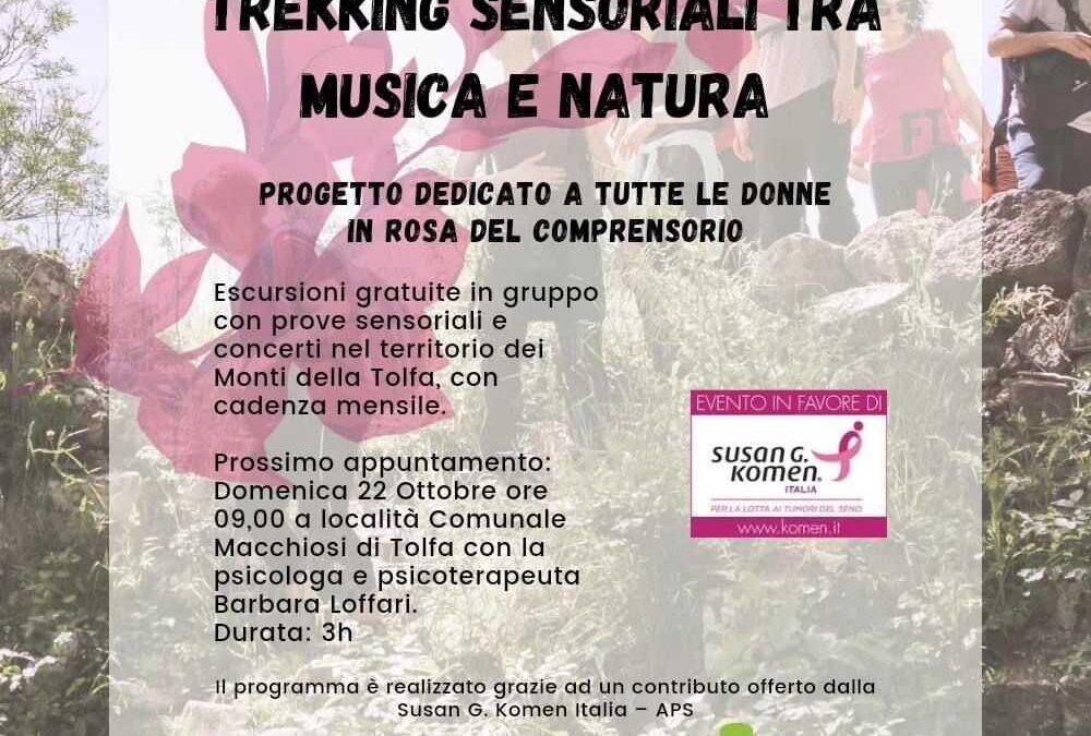 Torna l’appuntamento col trekking in rosa di Tolfa Jazz e Komen Italia