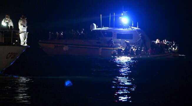 sbarco notte a lampedusa