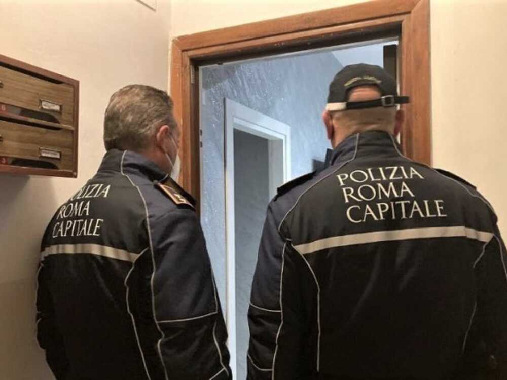 sgombero Polizia Locale san basilio