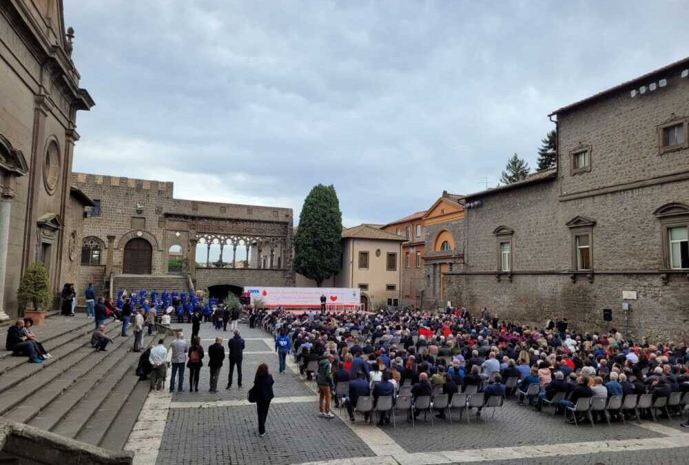 Orgoglio ed entusiasmo dei donatori Avis di Tarquinia che hanno ricevuto stamattina le Benemerenze provinciali