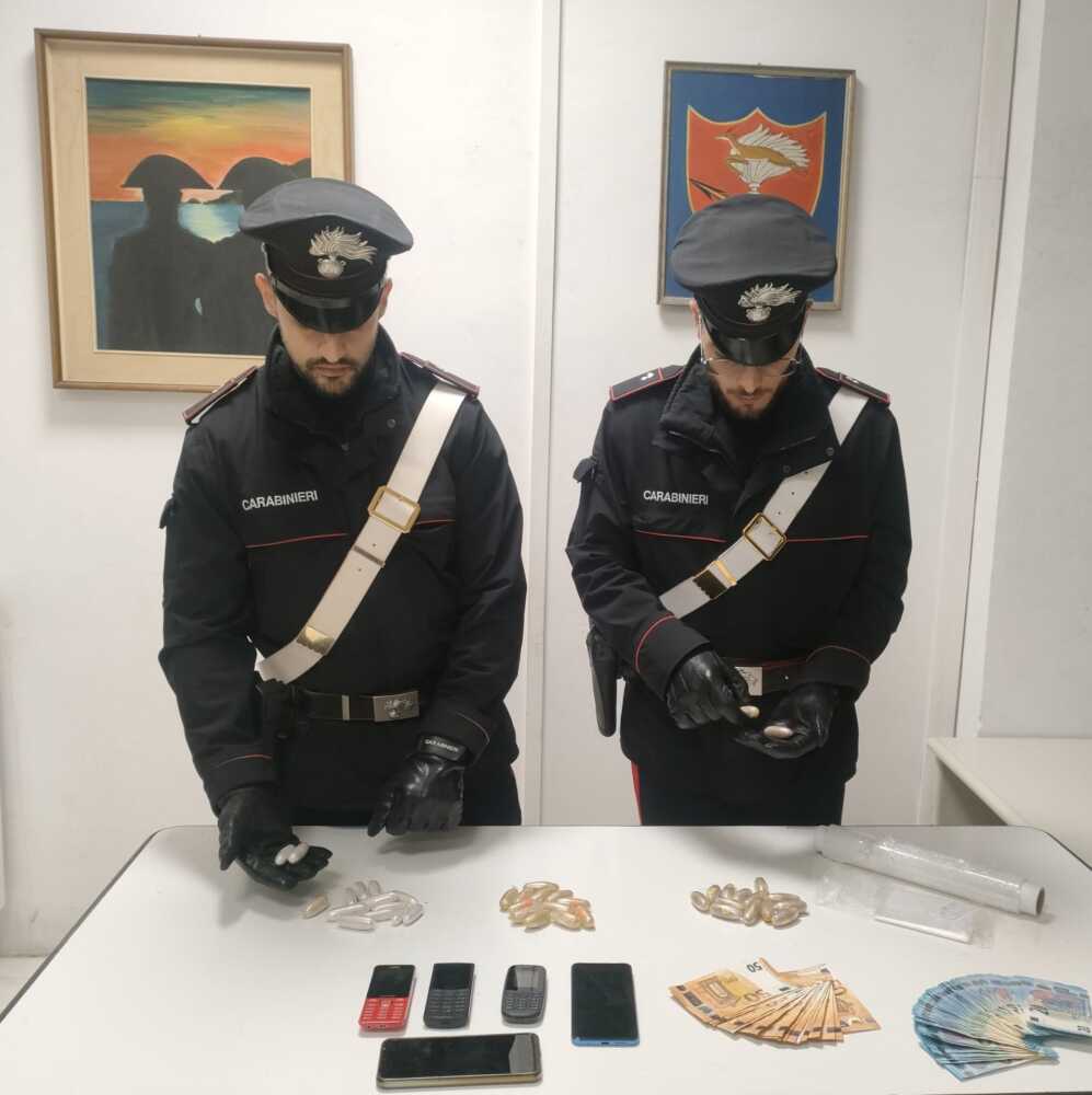 ANZIO - La droga sequestrata dai Carabinieri