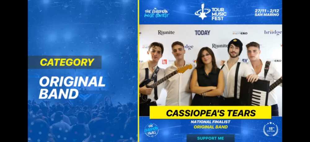 Cassiopea's Tears in finale al Tour Music Fest 3