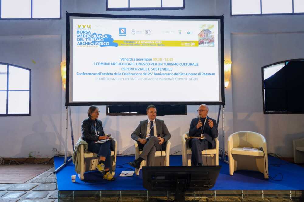 Serafini a Paestum per la Borsa Mediterranea del Turismo con il Parco Archeologico di Cerveteri e Tarquinia Serafini a Paestum per la Borsa Mediterranea del Turismo con il Parco Archeologico di Cerveteri e Tarquinia