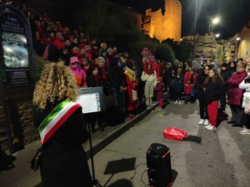 candele femminicidi cerveteri
