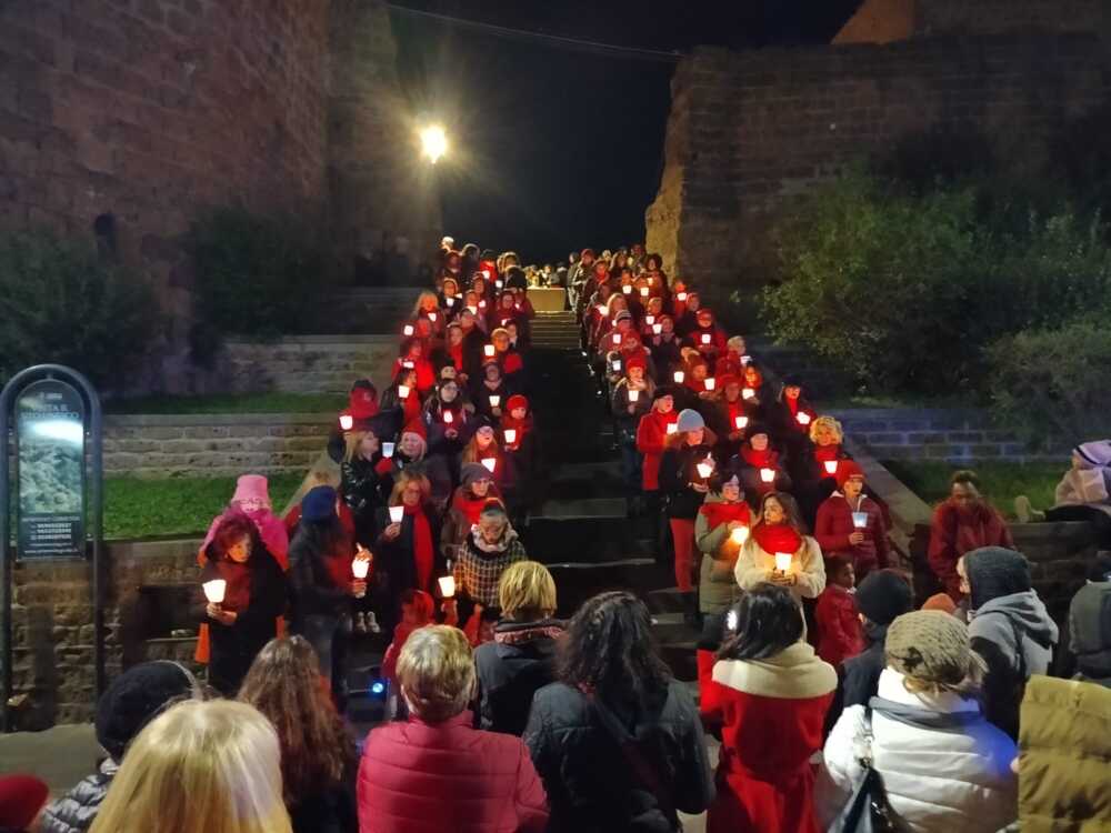 candele femminicidi cerveteri