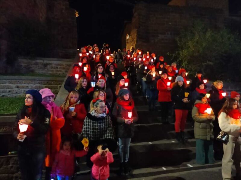 candele femminicidi cerveteri