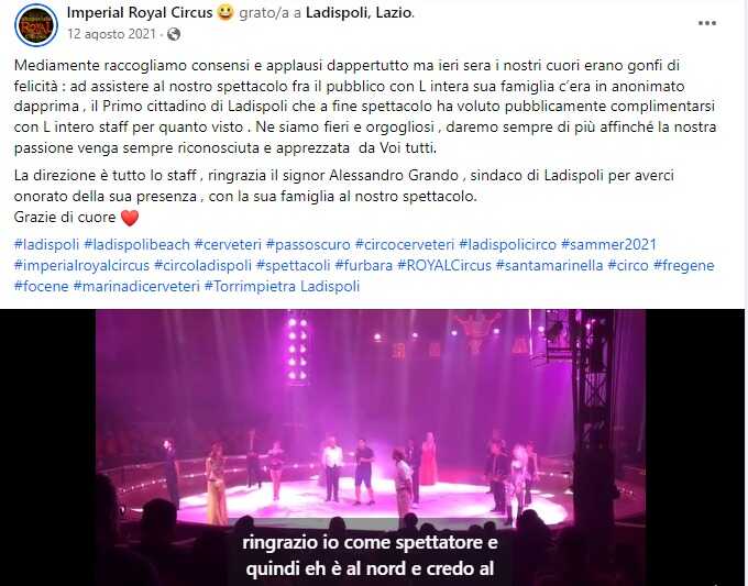 imperial circus ladispoli grando imperial circus ladispoli grando