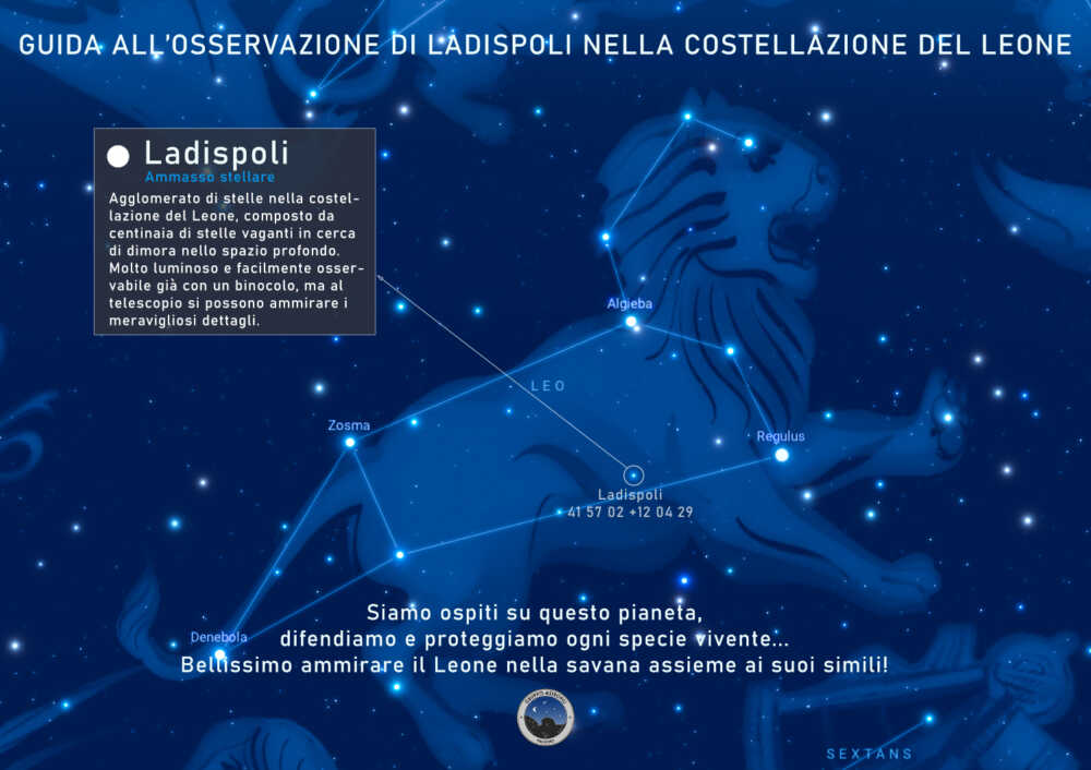ladispoli leone kimba astrofili costellazione