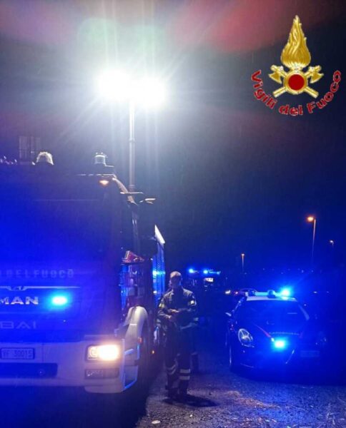 ricerche anziana vvf vigili fuoco pompieri carabinieri civitavecchia 1