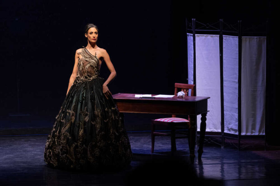 eleonora piermarocchi fa la callas al traiano ciambella