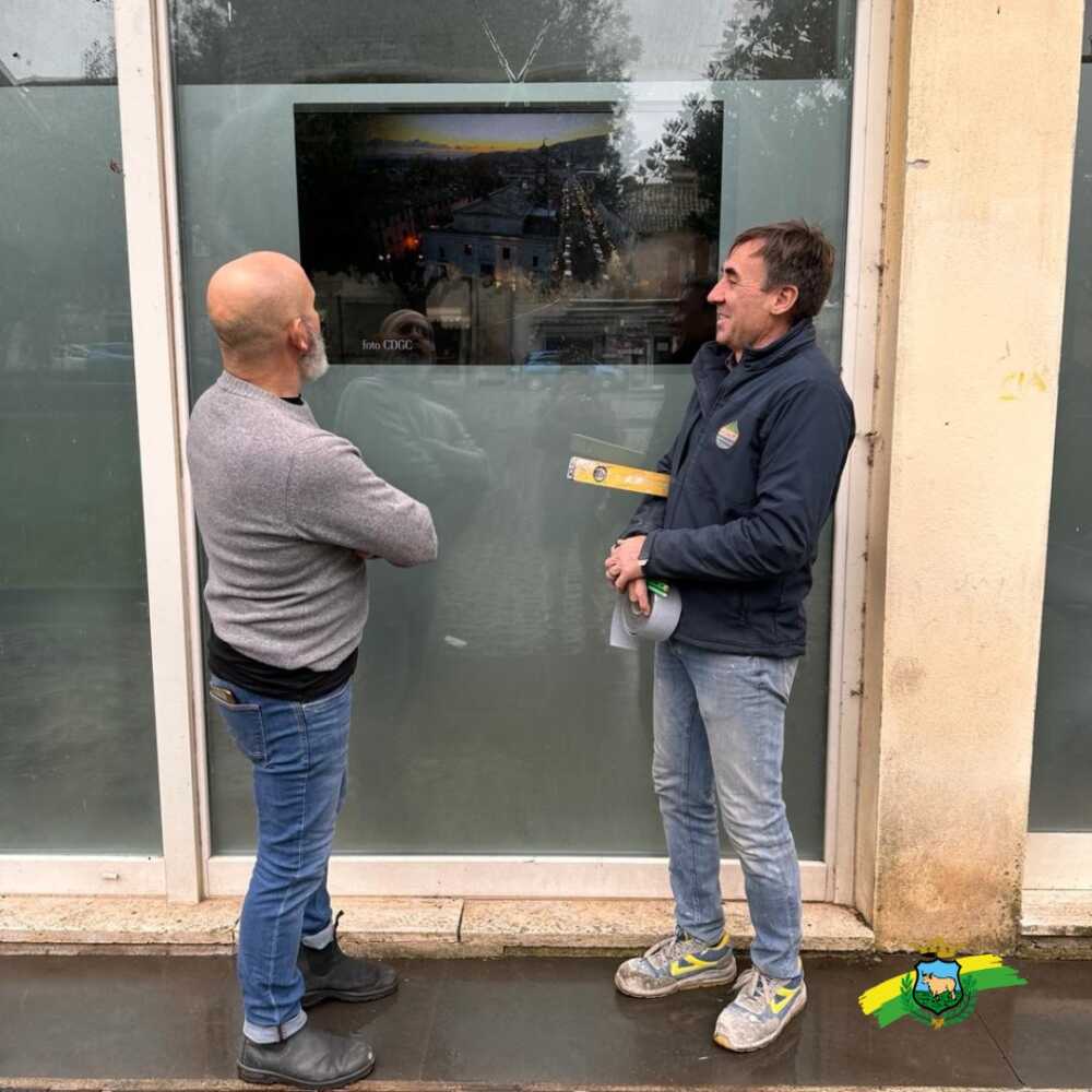 display informativo manziana