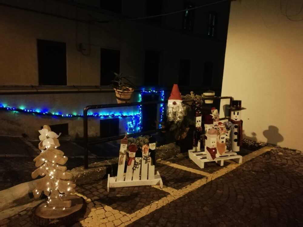 forno addobbo via del forno via più bella tolfa -natale 2023
