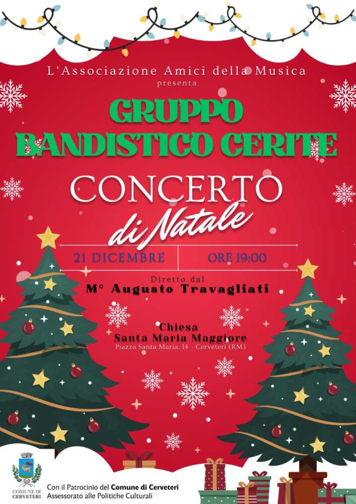 gruppo bandistico cerite - concerto di natale