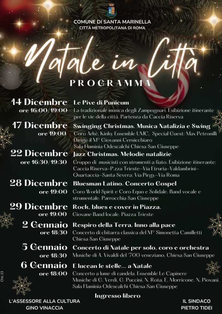 natale santa marinella programma 2023