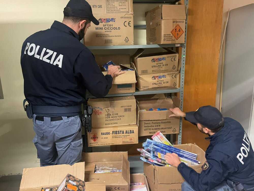 polizia botti illegali petardi polizia botti illegali petardi