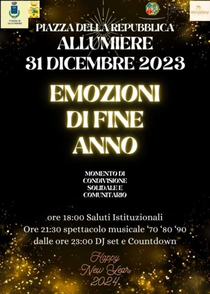 simona quaranta capodanno allumiere 2023 (1)