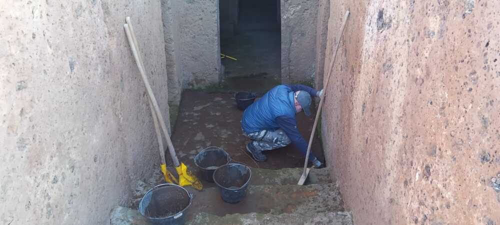 tomba onde marine necropoli banditaccia cerveteri volontari