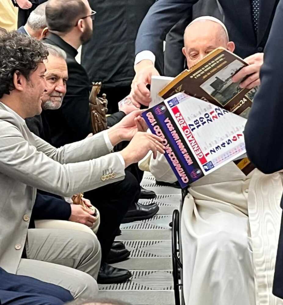 delegazione portuali papa francesco civitavecchia scilipoti