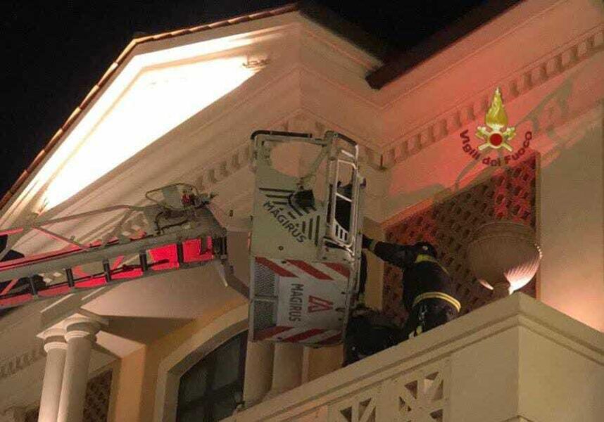 falco castel romano vvf vigili fuoco pompieri autoscala