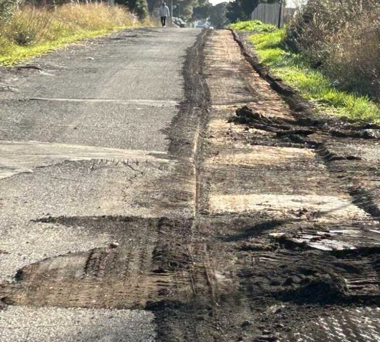 Lavori alla Litoranea di Montalto di Castro