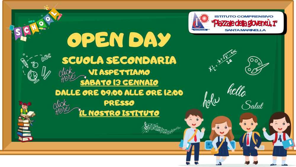 open day secondaria santa marinella