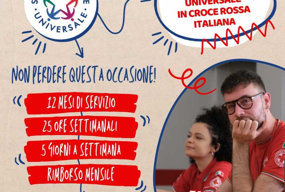 Servizio Civile con la Croce Rossa Italiana, 13 posti a Civitavecchia