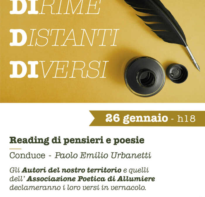 “Venerdì dell’autore”: poesie, pensieri e riflessioni in chiusura della rassegna culturale a Montalto