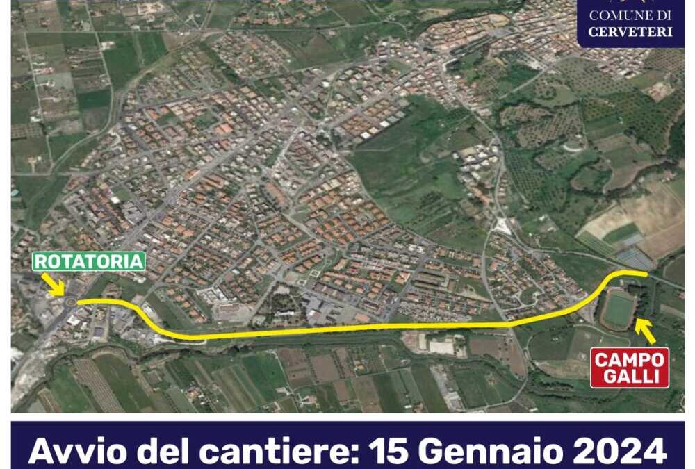 Partono i lavori su via Settevene Palo Nuova a Cerveteri: un restyling lungo un chilometro e 700metri