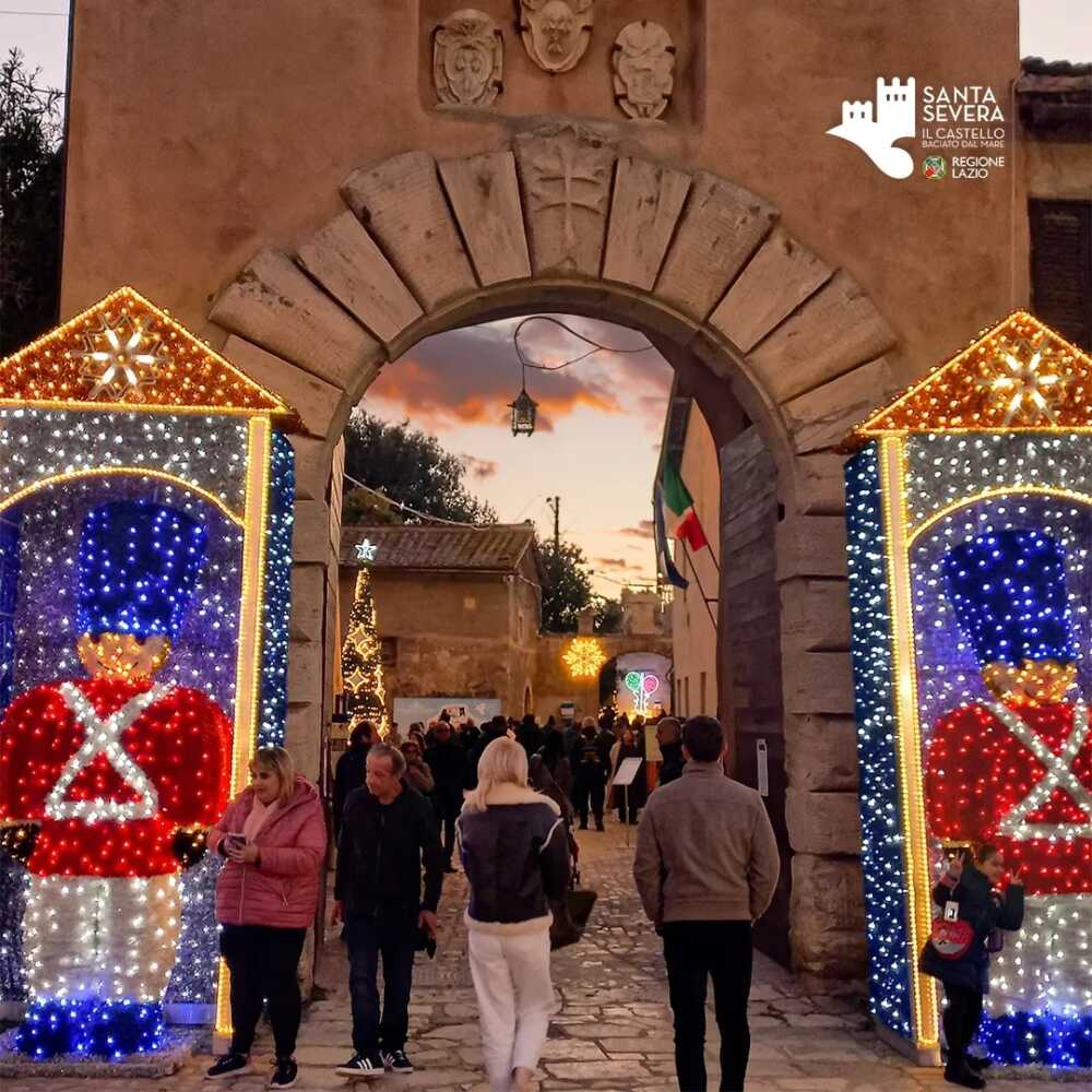 villaggio babbo natale castello santa severa 2023 2