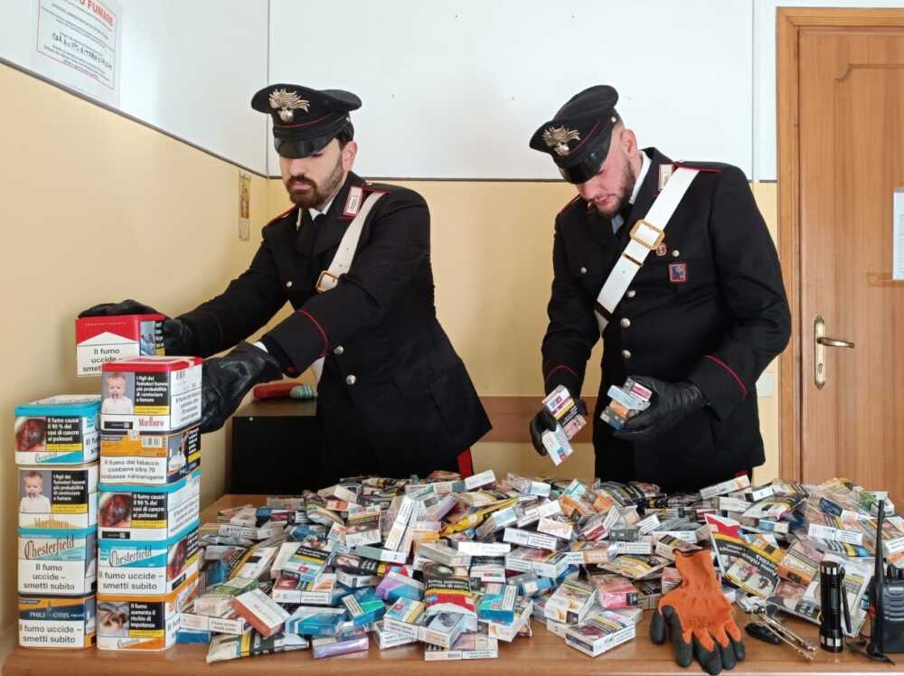 BRACCIANO - La refurtiva recuperata dai Carabinieri tabaccheria castelnuovo di porto