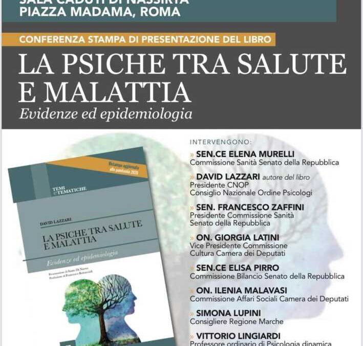“La psiche tra salute e malattia”, a Palazzo Madama la presentazione del libro di David Lazzari