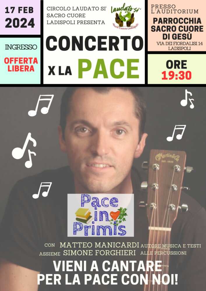 Locandina Pace in primis Locandina Pace in primis