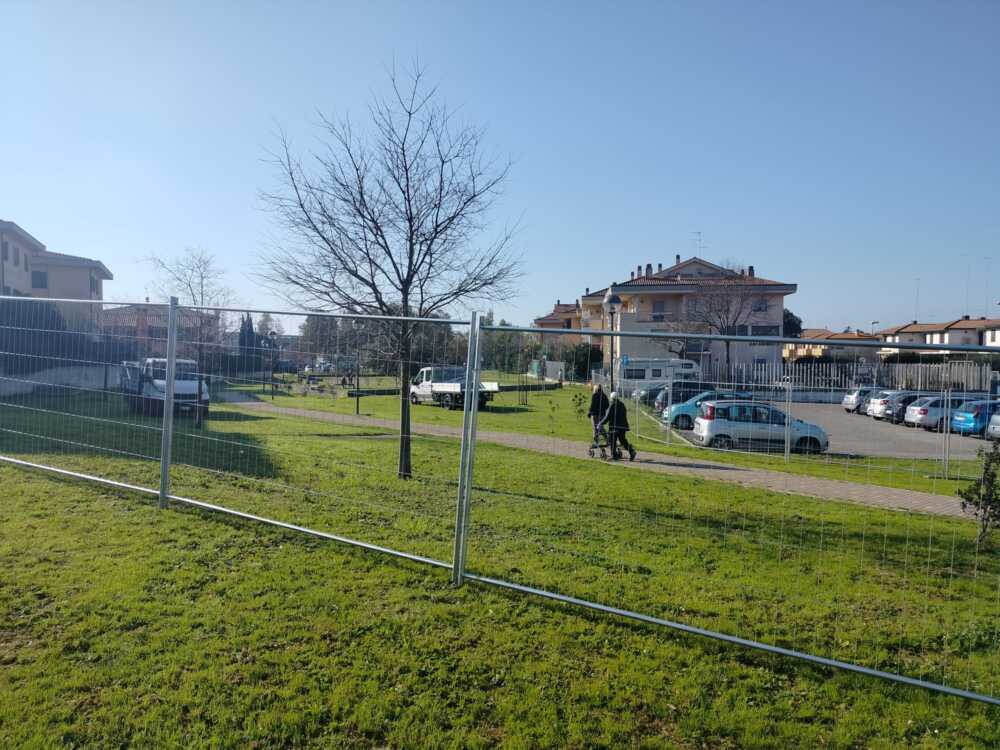 Parco borsellino recintata Parco borsellino recintata