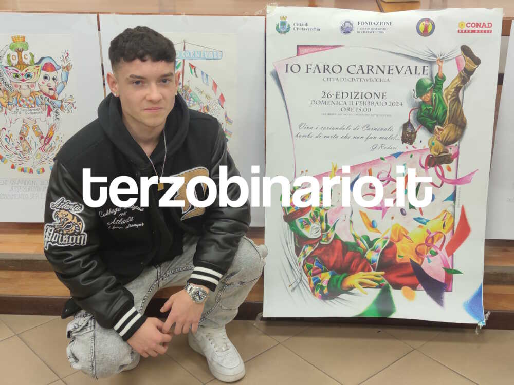 davide re manifesto io faro carnevale civitavecchia 2024 a