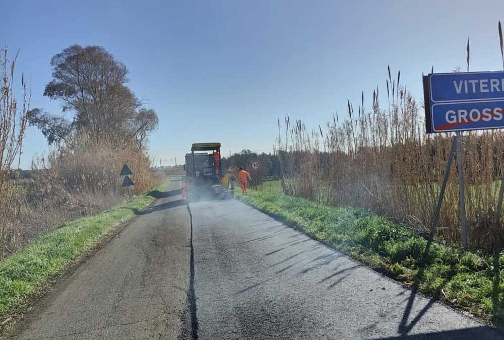 «Strade di Montalto sistemate dalla Provincia di Viterbo»