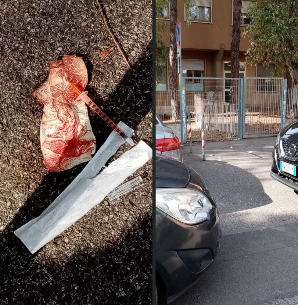 siringhe usate sangue civitavecchia siringhe usate sangue civitavecchia