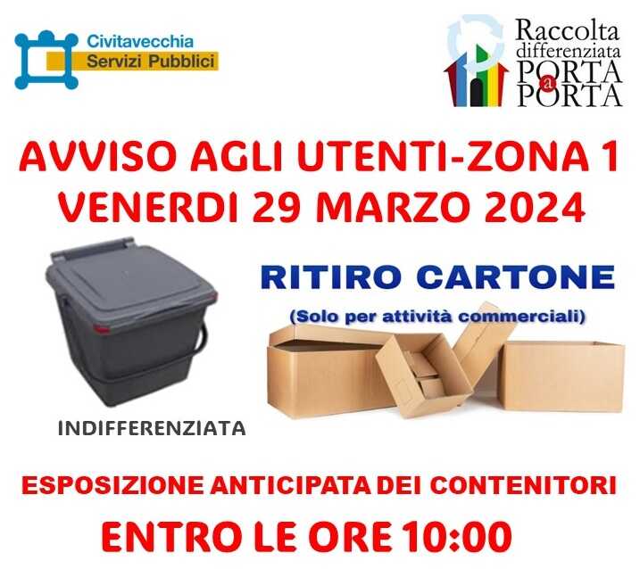 AVVISO PORTA A PORTA