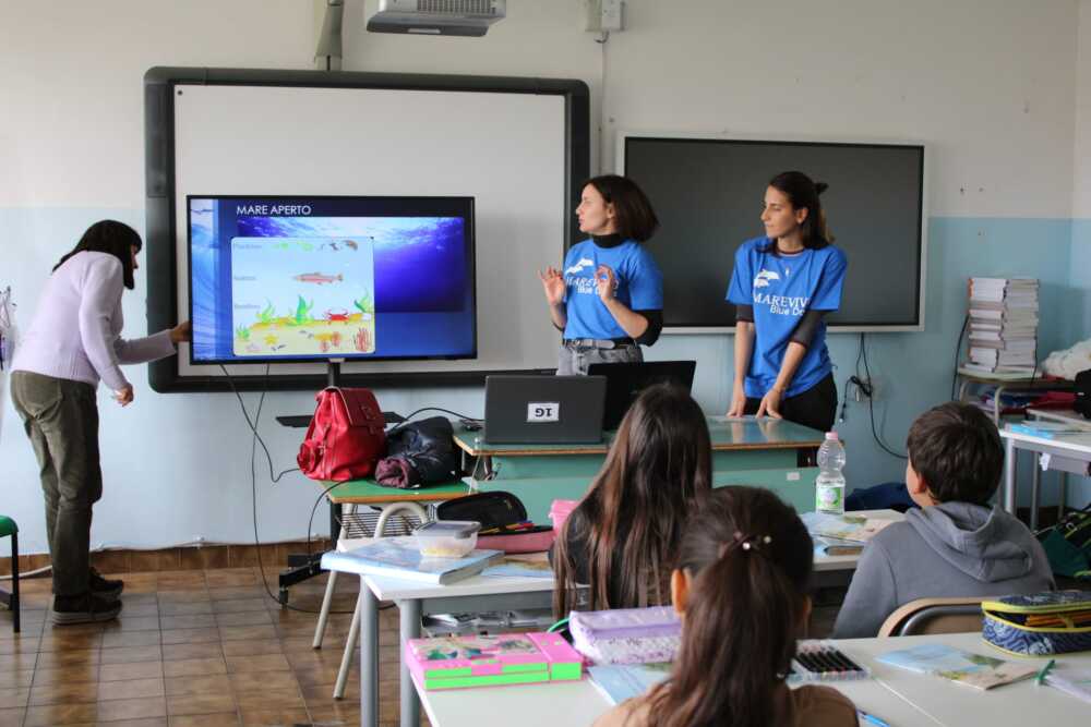 Lezioni di ambiente di Marevivo a Ladispoli e Santa Marinella con Blue Days