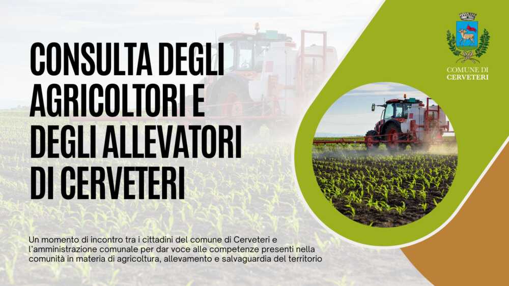 Nasce la Consulta degli Allevatori e Agricoltori nel comune di Cerveteri