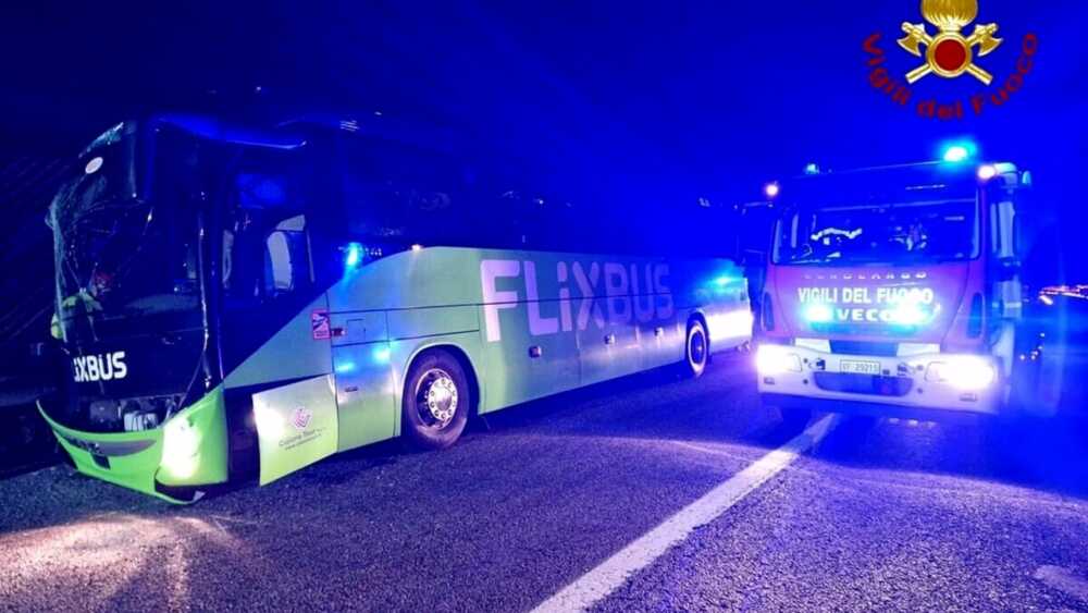 Incidente bus a1 Incidente bus a1