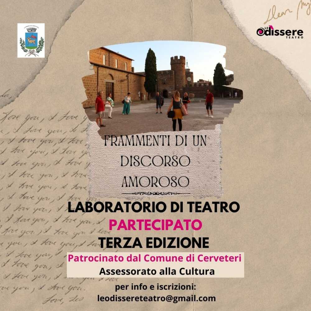 LABORATORIO DI TEATRO PARTECIPATO- POST LABORATORIO DI TEATRO PARTECIPATO- POST